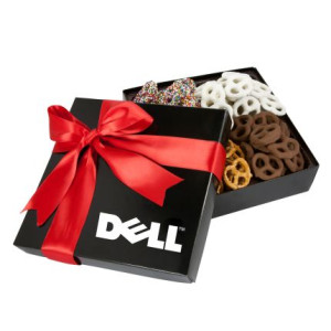 4 Delights Gift Box with Assorted Mini Pretzels 4 Delights Gift Box with Assorted Mini Pretzels