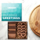 6 Piece Custom Cookie and Confection Gift Box with Pretzels 6 Piece Custom Cookie and Confection Gift Box with Pretzels