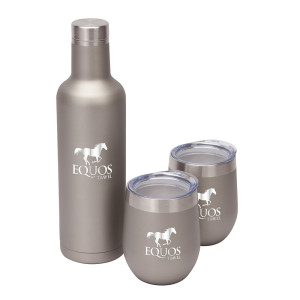 Bliss Wine Bottle & Two-Piece Tumbler Gift Set