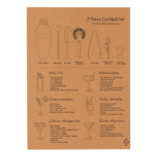 Brandy 7-Piece Cocktail Set Brandy 7-Piece Cocktail Set