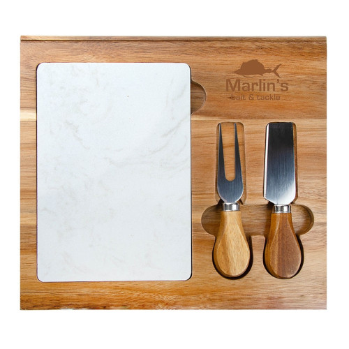 Carson 4-Piece Acacia Wood Cheese Set Carson 4-Piece Acacia Wood Cheese Set