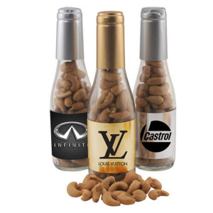 Champagne Bottle with Cashews Champagne Bottle with Cashews