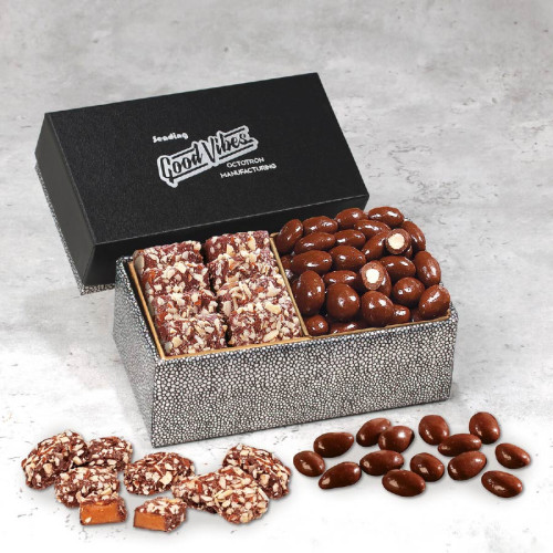 Chocolate Almonds & Toffee in Gift Box