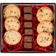 Chocolate Chip Cookies and Molded Chocolates in Gift Box
