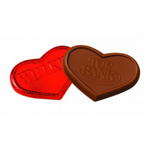 Foiled Chocolate Heart Foiled Chocolate Heart