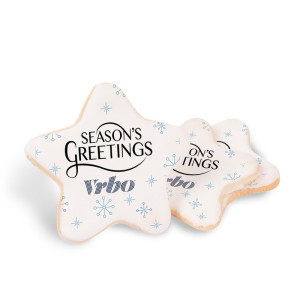 Full Color Custom Printed Star Cookie Full Color Custom Printed Star Cookie