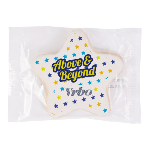 Full Color Custom Printed Star Cookie