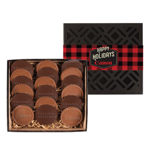 Cookie Gift Box with 18 Round Cookies