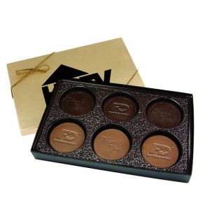 Cookie Gift Box with 6 Round Cookies Cookie Gift Box with 6 Round Cookies