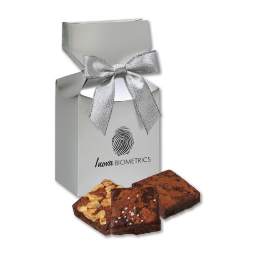 Gourmet Brownies in Gift Box with Bow Gourmet Brownies in Gift Box with Bow
