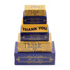 Navy and Gold Thank You 