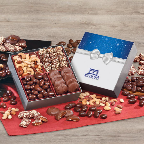 Holiday Gift Box with Gourmet Treats Holiday Gift Box with Gourmet Treats