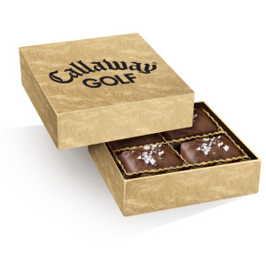 Luxury Sea Salt Caramel Treat Box - Personalized with Your Logo Luxury Sea Salt Caramel Treat Box - Personalized with Your Logo
