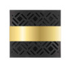 Black with Gold Band  + $5.25 