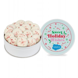 Peppermint Delight Cookies 18 Piece Medium Gift Tin