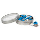 Personalized 1.5 oz M&M'S® in Silver Tin