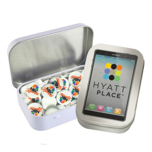Rectangular Tin with Imprinted Mints
