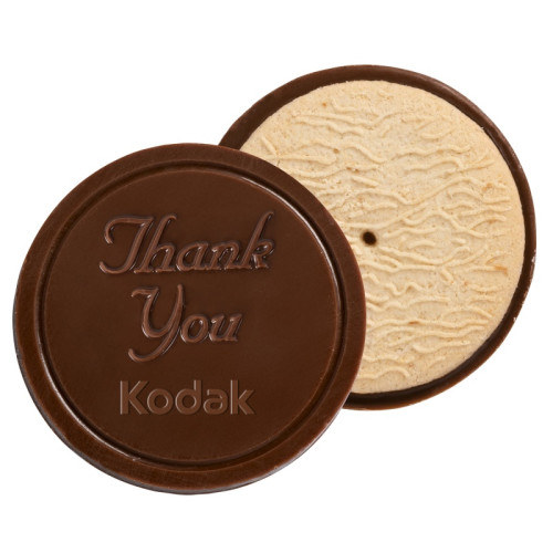 Custom Round Chocolate Cookie Custom Round Chocolate Cookie