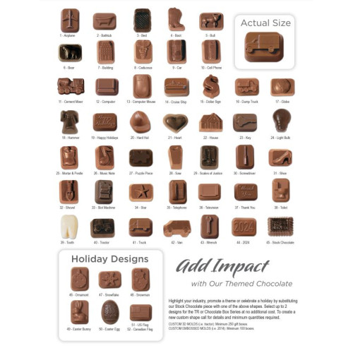 Round Tin with Molded Chocolates