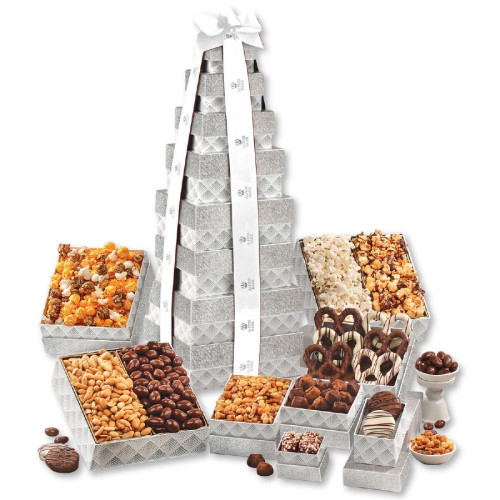 Silver Delights Giant Party Tower Silver Delights Giant Party Tower