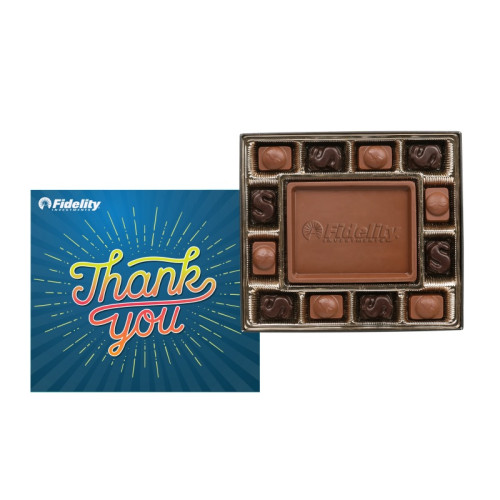 Small Custom Chocolate Delight Gift Box with Full Color Lid