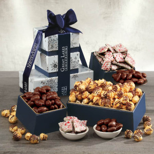 Snowflake Stacker Tower