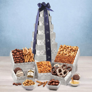 Sweet & Savory Silver Delights Tower Sweet & Savory Silver Delights Tower