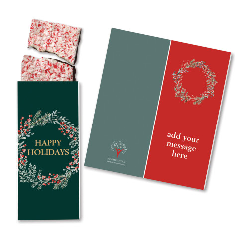 Full-Color Custom Sweeter Cards with Peppermint Bark Full-Color Custom Sweeter Cards with Peppermint Bark