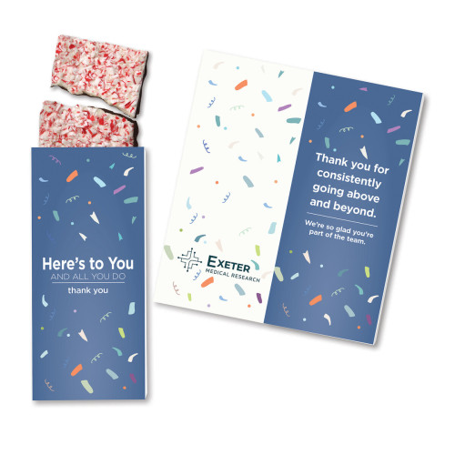 Full-Color Custom Sweeter Cards with Peppermint Bark Full-Color Custom Sweeter Cards with Peppermint Bark