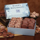 Toffee & Pecan Clusters in Holiday Gift Box Toffee & Pecan Clusters in Holiday Gift Box