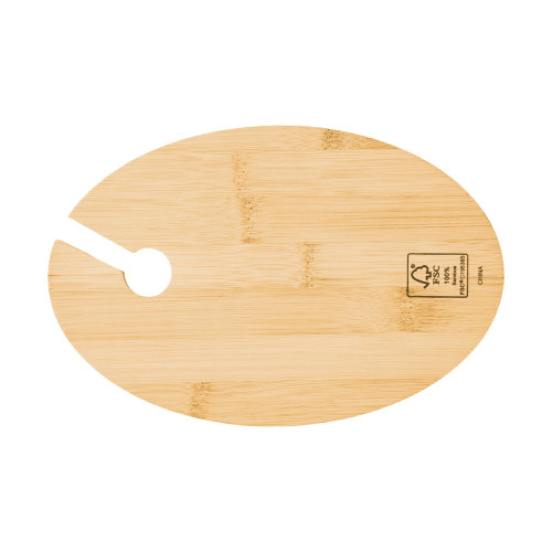 Wine & Dine Recessed Bamboo Tray with Wine Glass Holder Wine & Dine Recessed Bamboo Tray with Wine Glass Holder