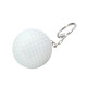 Golf Ball Shape Stress Ball Keychain