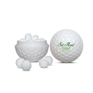 Golf Ball Shaped Mint Container