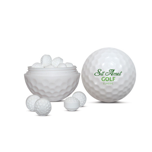 Golf Ball Shaped Mint Container Golf Ball Shaped Mint Container