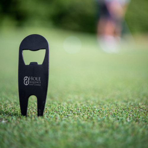 Aluminum Divot Tool with Bottle Opener Aluminum Divot Tool with Bottle Opener