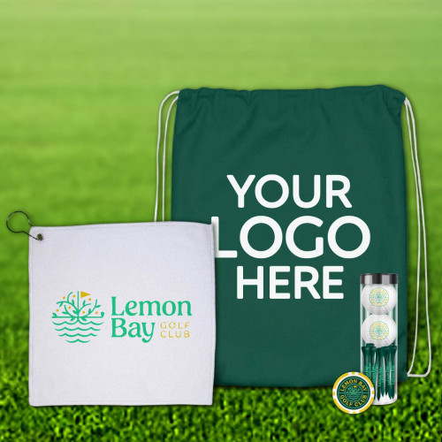 Custom Golf Swag Bag w/ Drawstring Bag