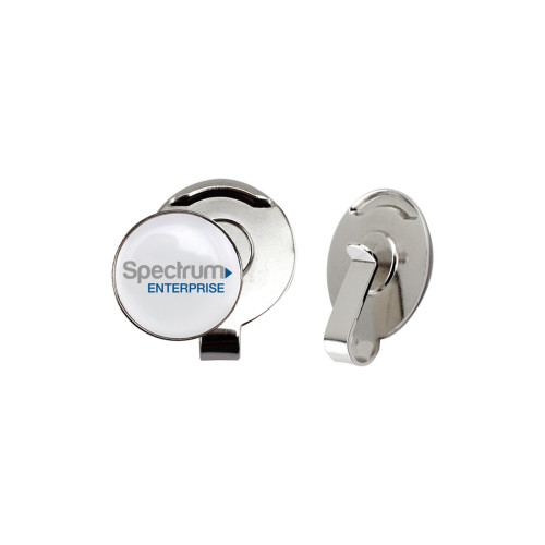 Golf Hat Clip with Custom Ball Marker (3/4") Golf Hat Clip with Custom Ball Marker (3/4")
