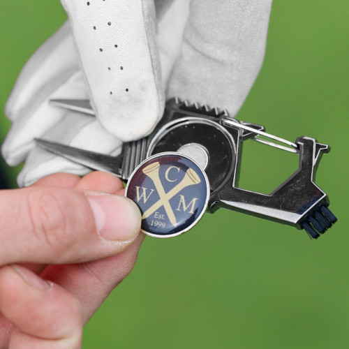 Golf N' Brew 2-Prong Divot Tool with Removable Ball Marker Golf N' Brew 2-Prong Divot Tool with Removable Ball Marker