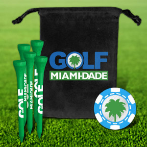 Custom Golf Tee Velveteen Pouch w/ Pouch Imprint - 5PC