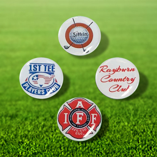 Metal Domed Golf Ball Markers