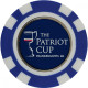 Poker Chip with Removable Golf Ball Marker
