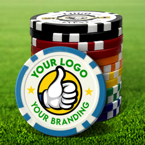Custom Poker Chip Golf Marker
