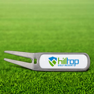 Premium Bent Tab Divot Tool