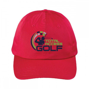 Custom Logo Golf Hats - Full Color Heat Transfer