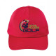 Custom Logo Golf Hats - Full Color Heat Transfer