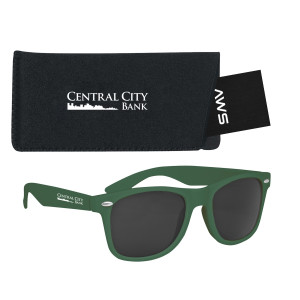 AWS Velvet Touch Malibu Sunglasses with Pouch AWS Velvet Touch Malibu Sunglasses with Pouch