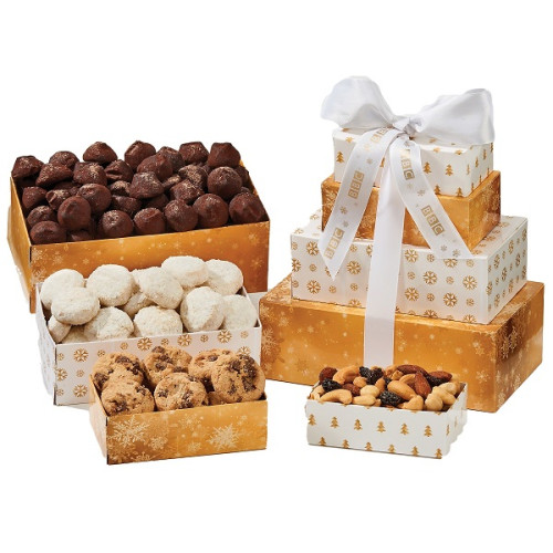 Four Tier Custom Logo Treat Tower Four Tier Custom Logo Treat Tower