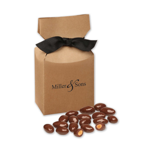 Chocolate Covered Almonds in Gift Box with Bow