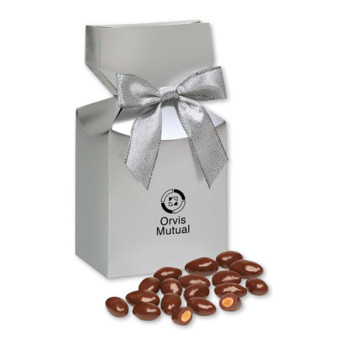 Chocolate Covered Almonds in Gift Box with Bow