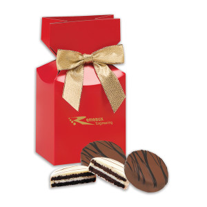 Chocolate Covered Oreo® Cookies in Gift Box with Bow Chocolate Covered Oreo® Cookies in Gift Box with Bow